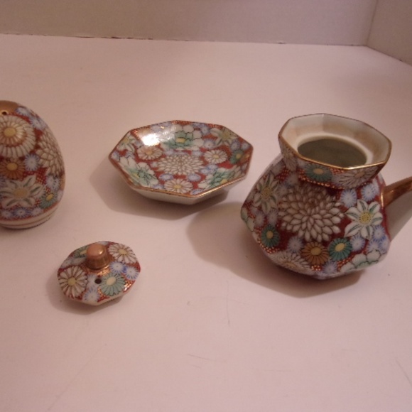 RARE WWII SHOZAN KUTANI HANDPAINTED - Picture 4 of 8